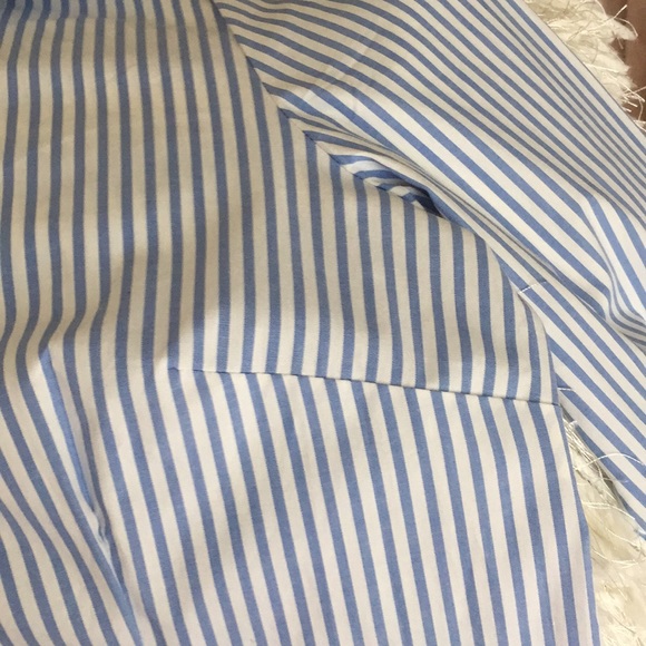 St John’s Bay Blue & White Stripe Shirt - Picture 5 of 5